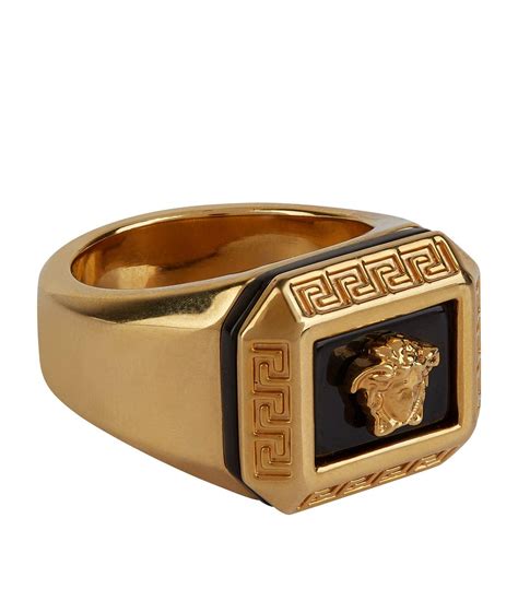 versace ring men's|versace medusa ring men.